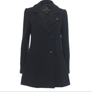 Maison Scotch Double-Breasted Classic Wool Coat